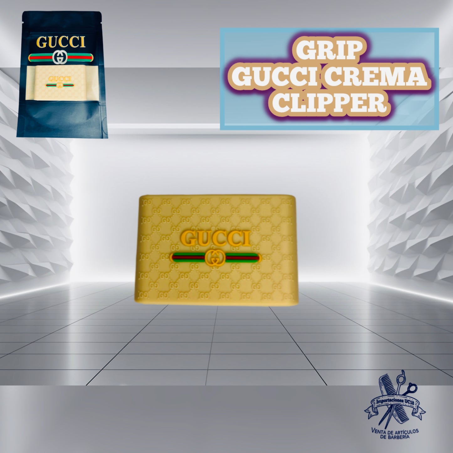 Grip Antideslizante Crema GUCCI para Trimmer, Clipper y Shaver