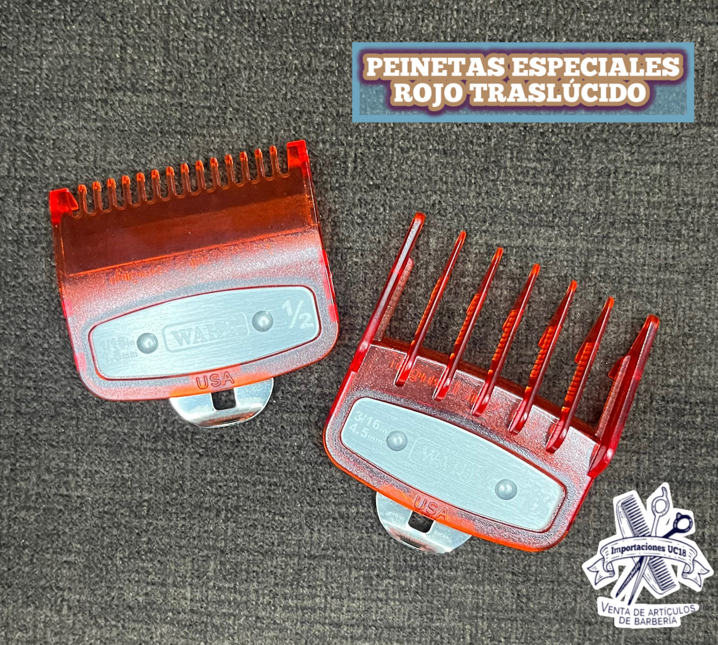 Peinetas Especiales Reforzadas 1/2 y 1 1/2 WAHL