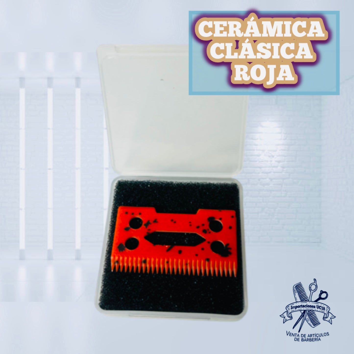Cuchilla Cerámica Clásica Verde, Amarillo, Roja y Azul