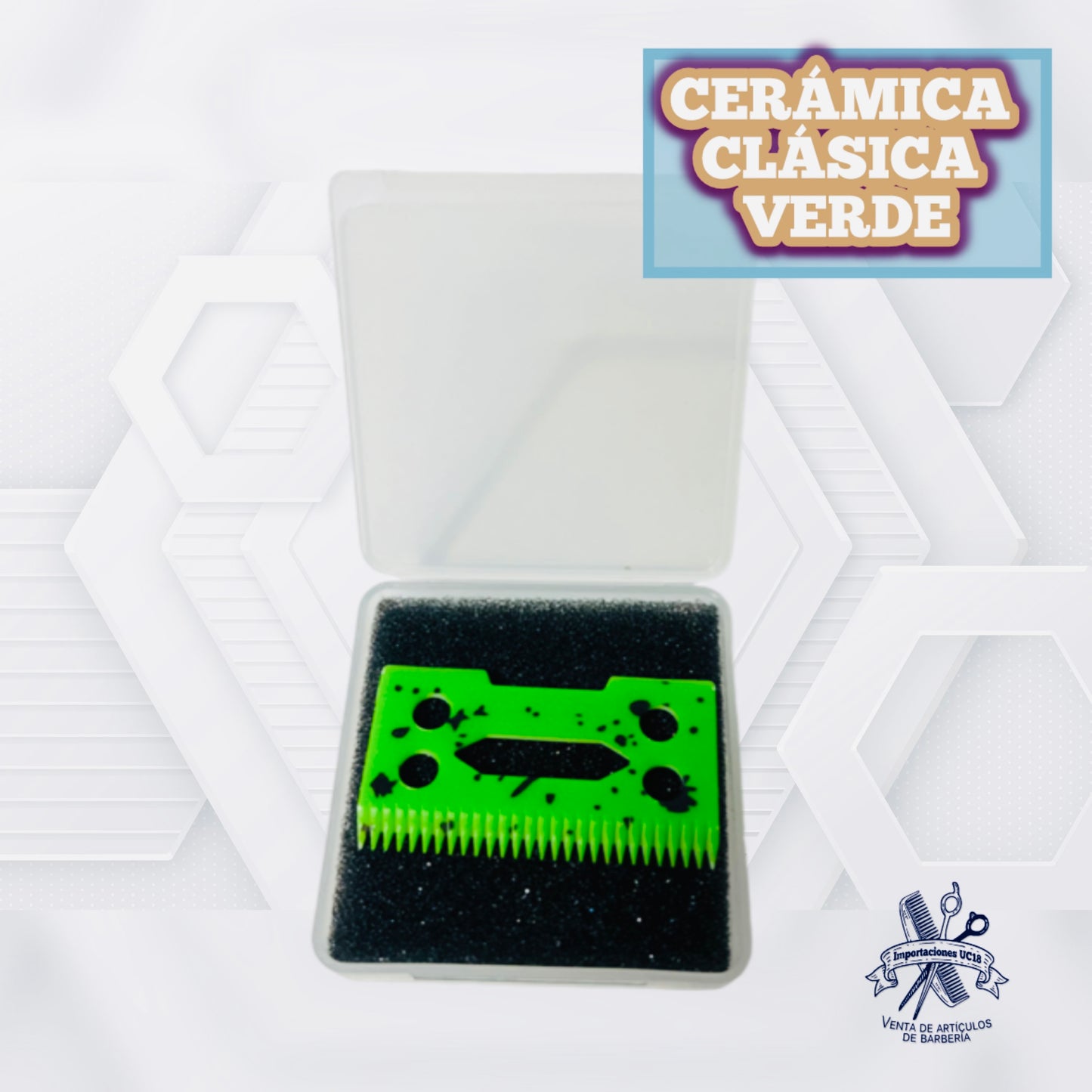 Cuchilla Cerámica Clásica Verde, Amarillo, Roja y Azul