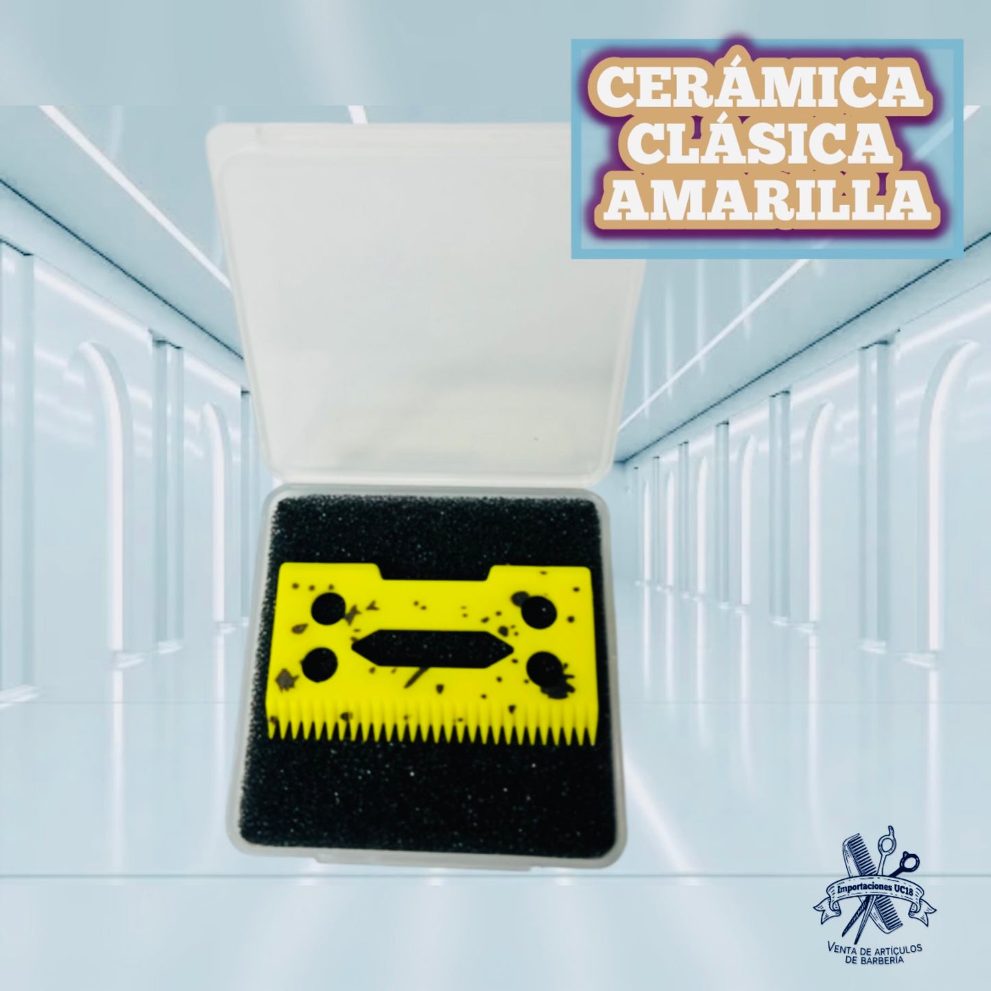 Cuchilla Cerámica Clásica Verde, Amarillo, Roja y Azul