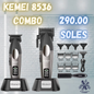 COMBO KEMEI 8536